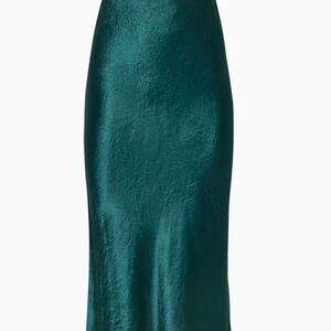 Babaton Deep Teal Maxi Skirt